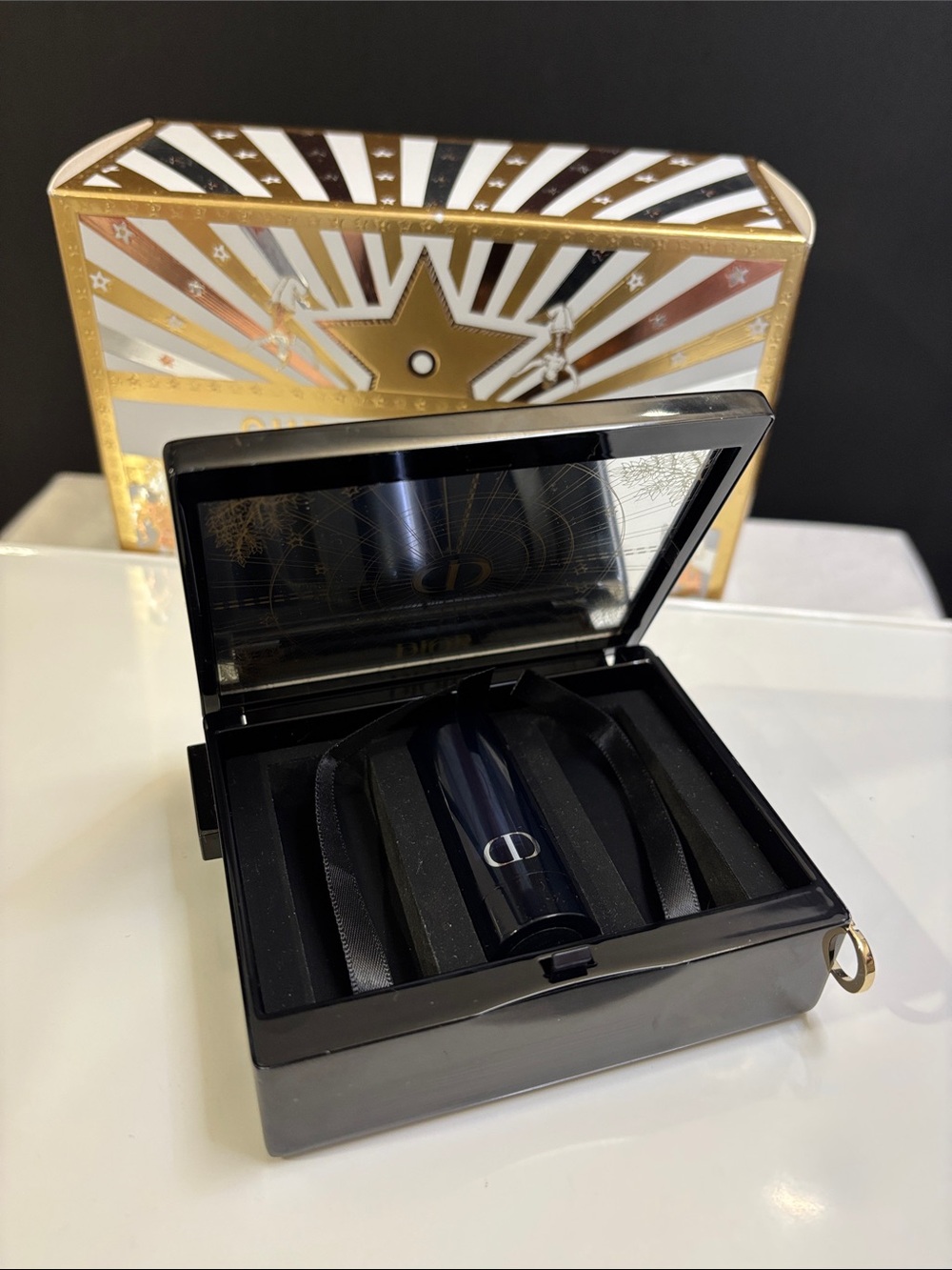Dior Rouge Minaudiere Clutch-